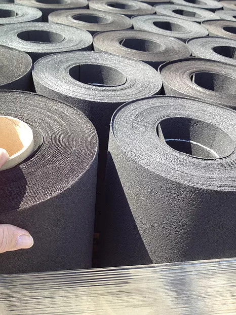 Image of rolls of roofing paper