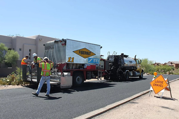 image of road paver using sharpshot